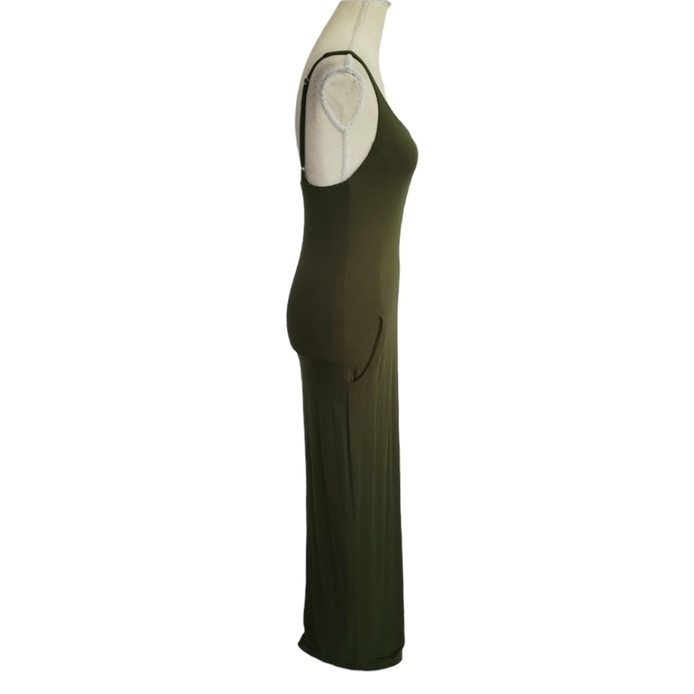 Lulu's "Your Everything" Olive Green Maxi Dress - Picture 6 of 12